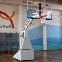 Щит баскетбольный поликарбонат 15мм 1800х1050мм, игровой с основанием