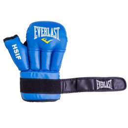 Перчатки для рукопашного боя HSIF RF3210, к/з, синий