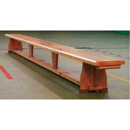 Скамья гимнастическая 4,0м на деревянных ножках