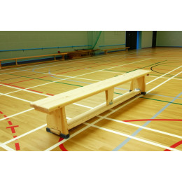 Скамья гимнастическая 1,5м на деревянных ножках