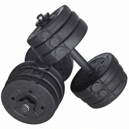 DBP-25 Гантельный набор разборный 2х12,5кг (пластик/цемент) 25кг